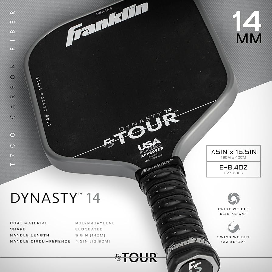 ラケット(硬式用) Franklin FS Tour Dynasty 14mm Franklin FS Tour Dynasty – Pickleball Depot
